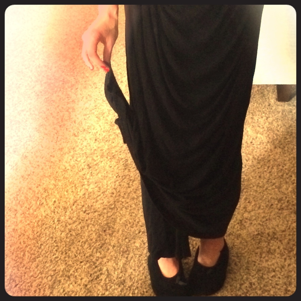 Ruffled front skirt